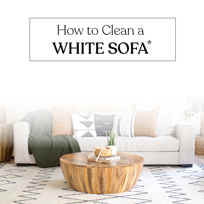 How to Clean a White Sofa