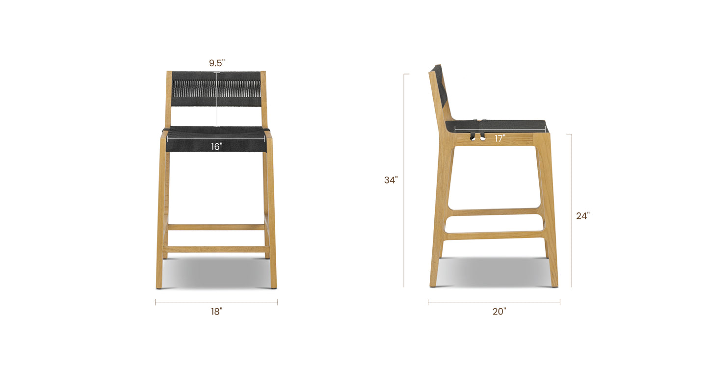 Oak/Black, dimensions