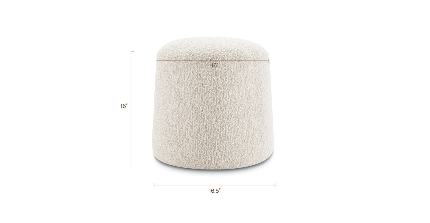 Crema White Boucle, dimensions