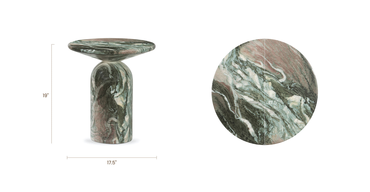 Green Marble, dimensions