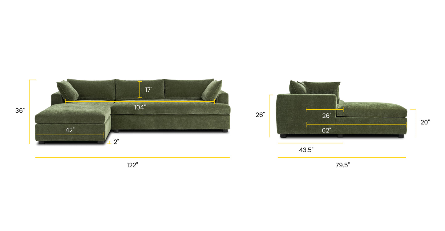 Sagano Green, dimensions