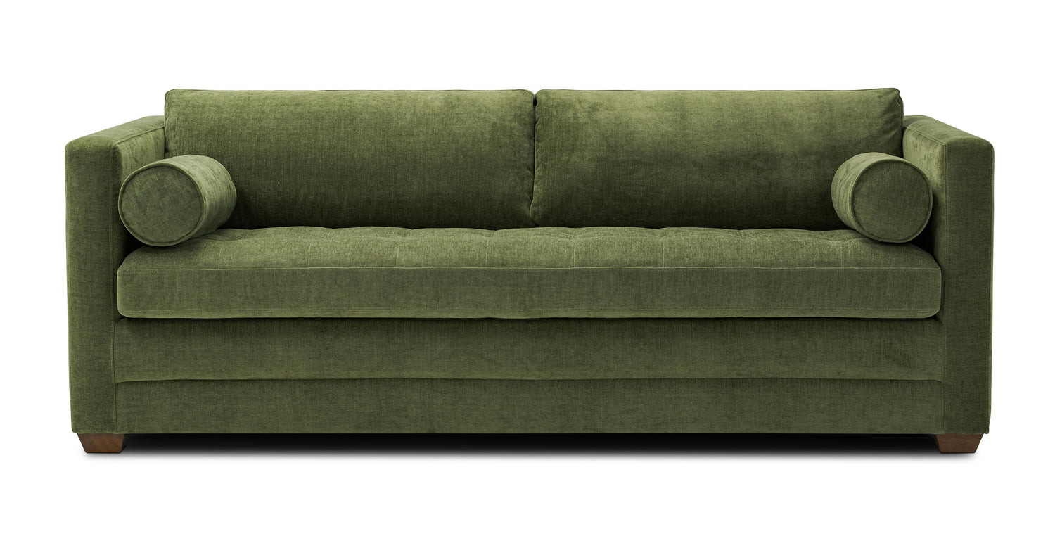 Sofa Topper in Grass Velvet