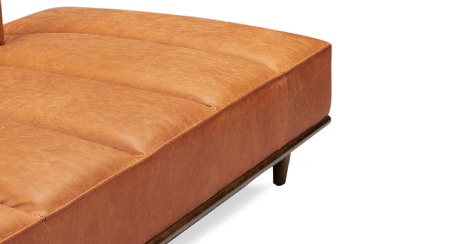 Faux Leather Bark Daybed Cover with Skirt options