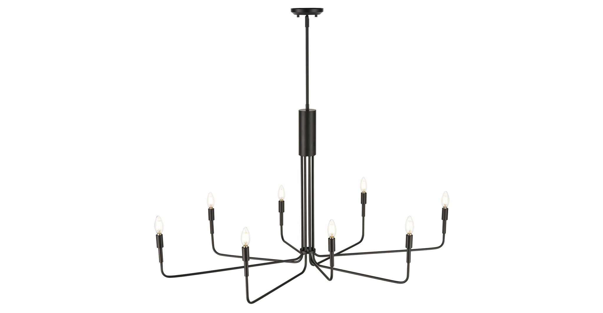 Brushed Brass Bella Led 8-light Chandelier 